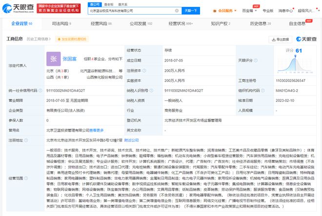 北汽藍(lán)谷人事變動 張國富出任極狐電器輔件銷售職務(wù)